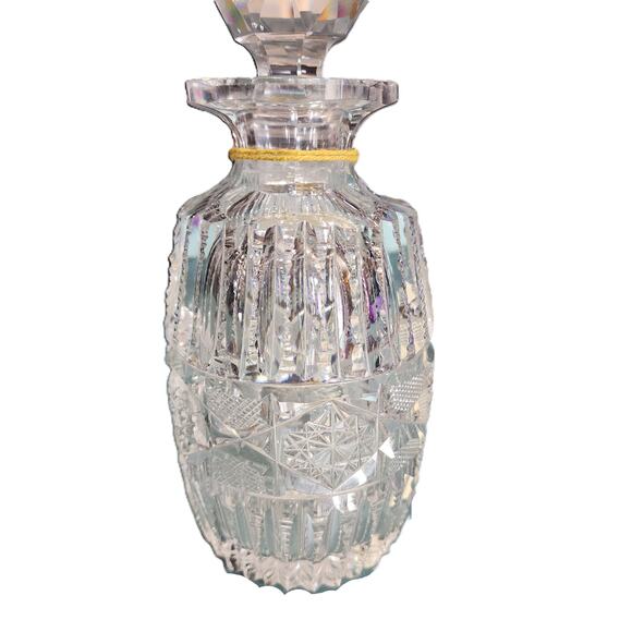 American Brilliant Period, Dorflinger Middlesex/Marlboro Cut Glass Decanter - Picture 4 of 11